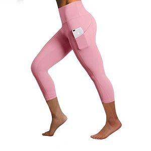 Pink High Waisted Workout Leggings